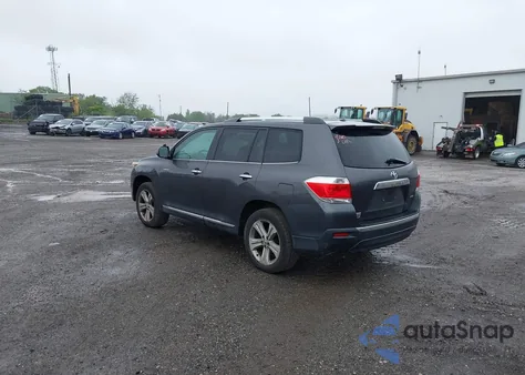 2012 Toyota Highlander Limited V6 z USA, uszkodzony, nr VIN 5TDDK3EH6CS107339